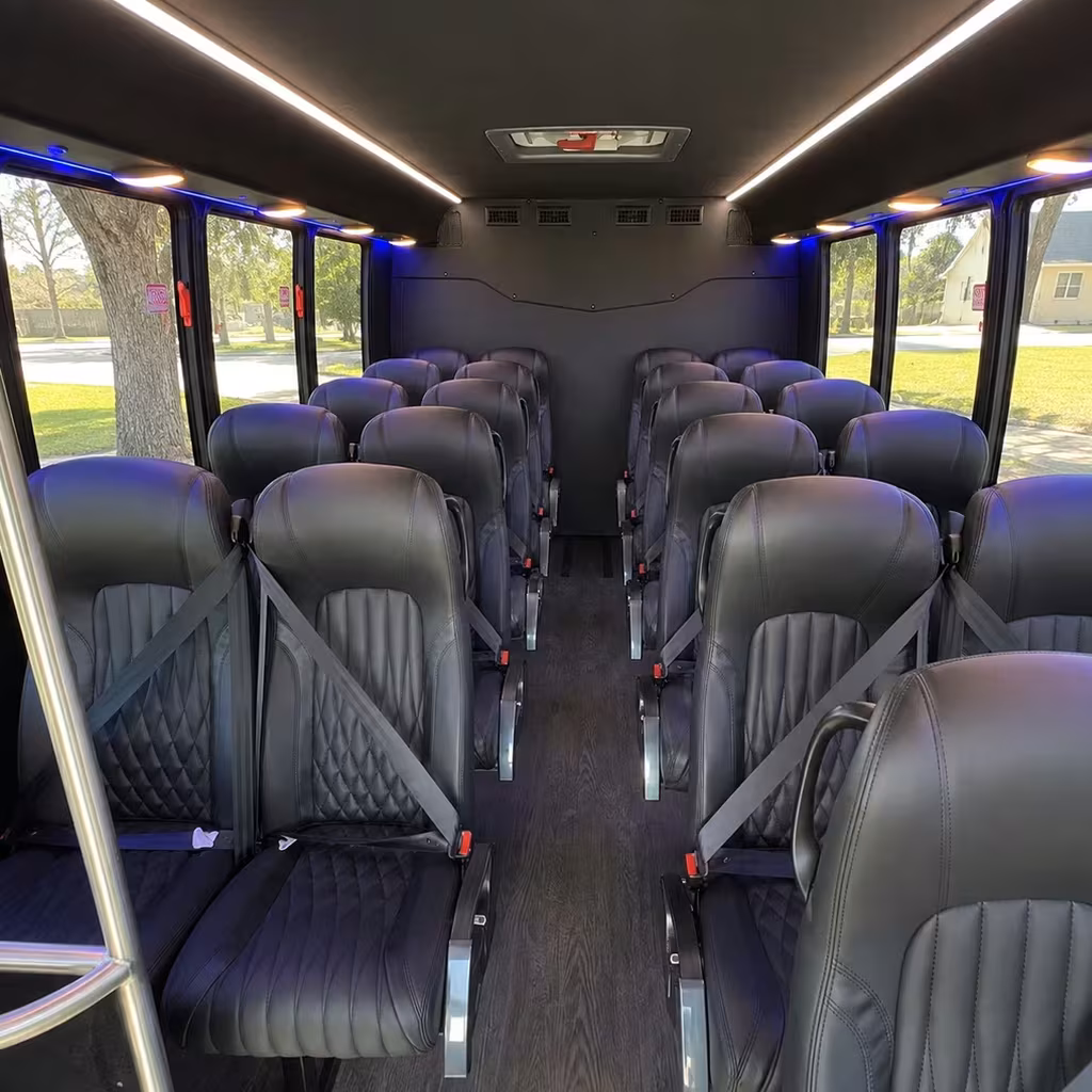 35 passenger minibus inside