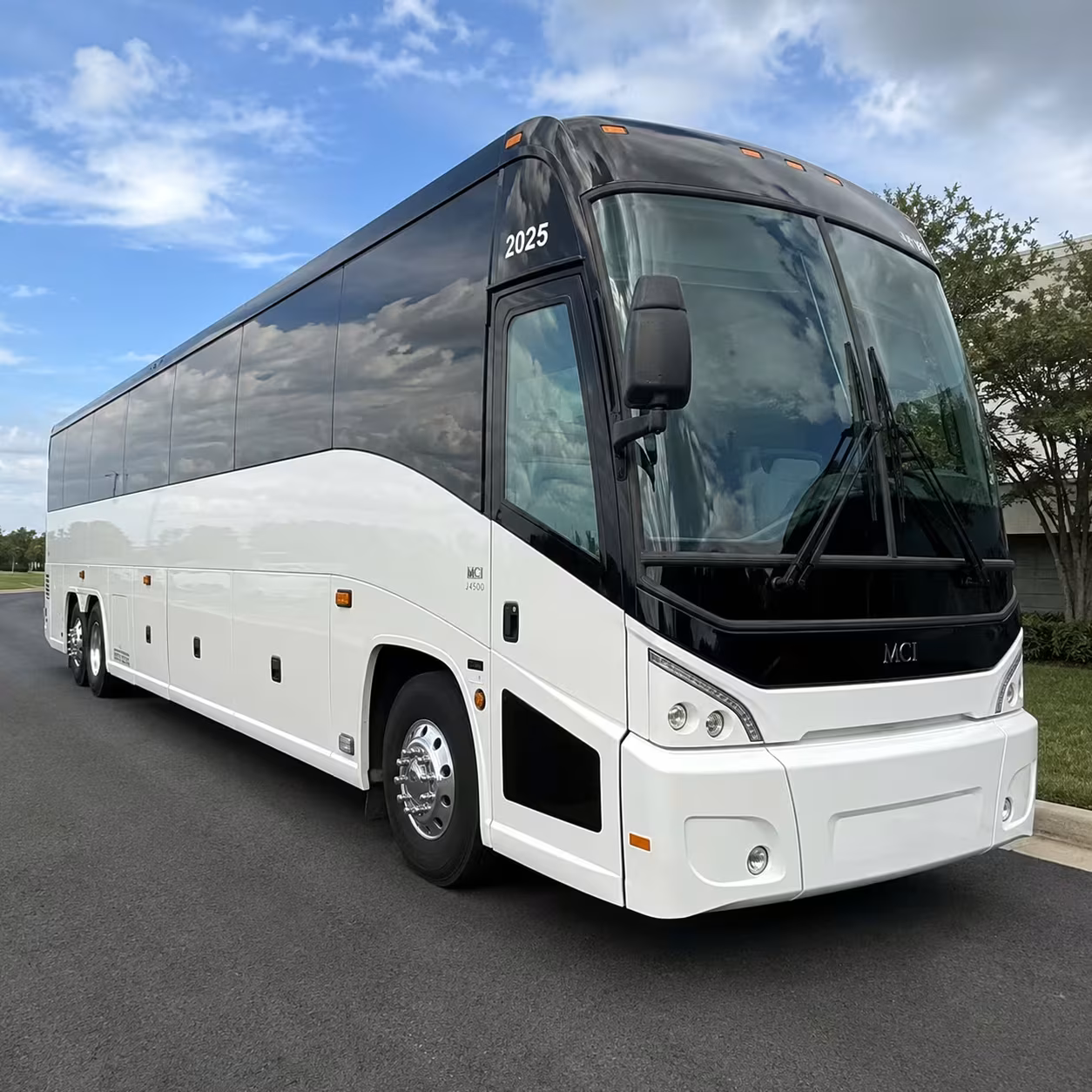 nampa charter bus rental exterior