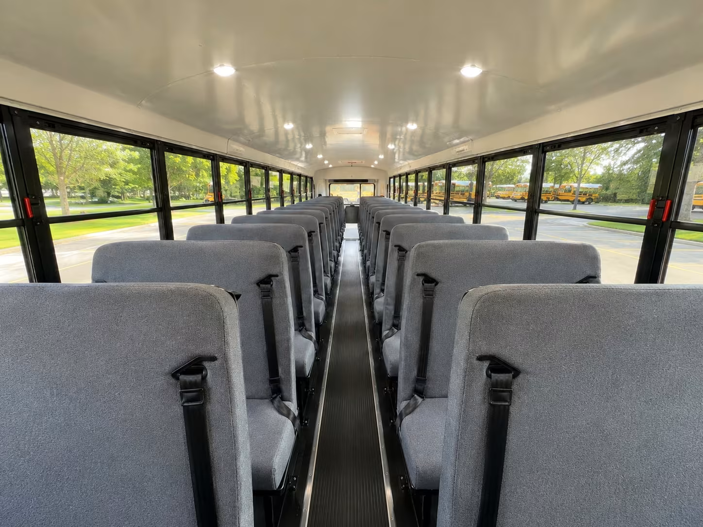 school bus interior