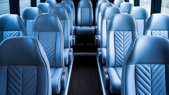 28 passenger minibus interior