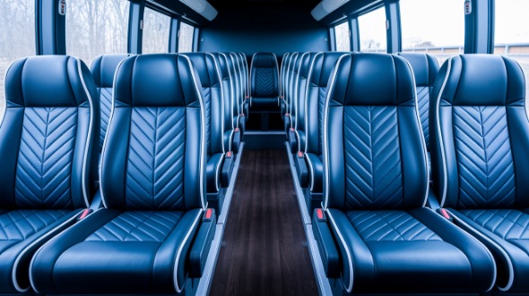 nampa 18 passenger minibus inside