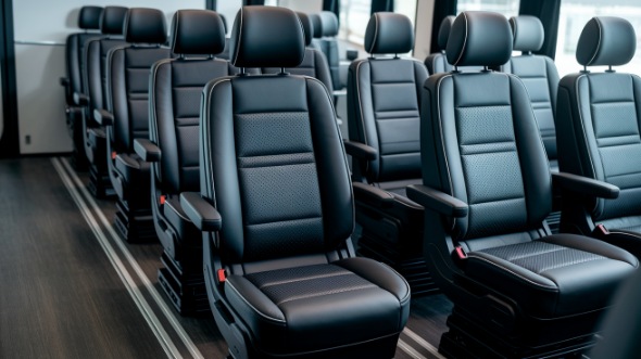 nampa sprinter van with driver inside